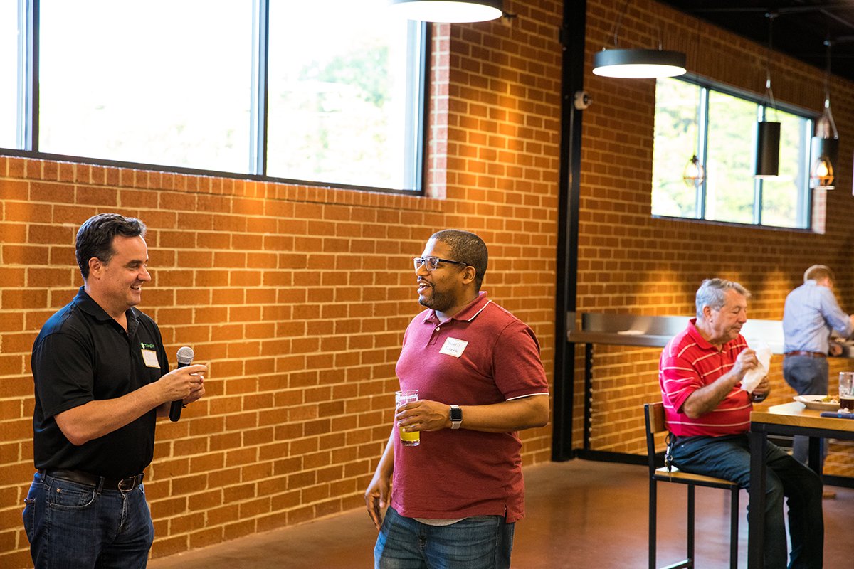 thingtech's tweet photo. Customers and supporters, thank you for coming out to our customer appreciation and networking event at @sweetwaterbrew last night! We really wouldn't be possible without you. More photos coming soon! https://t.co/v4jhokap2Y