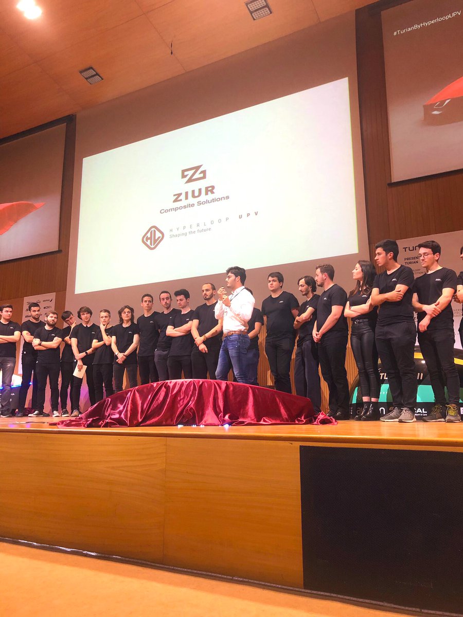 hyperloopupv's tweet image. Gracias a nuestro patrocinador premium por todo su apoyo @ZiurComposites y por acompañarnos hoy en la presentacion de #TurianByHyperloopUPV!!! 

#Hyperloop #SpaceX #HyperloopUPV