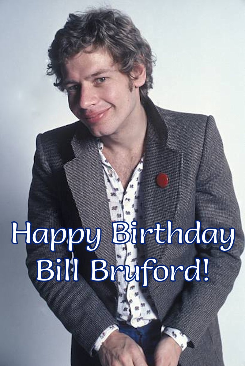 Happy Birthday, Bill Bruford! 