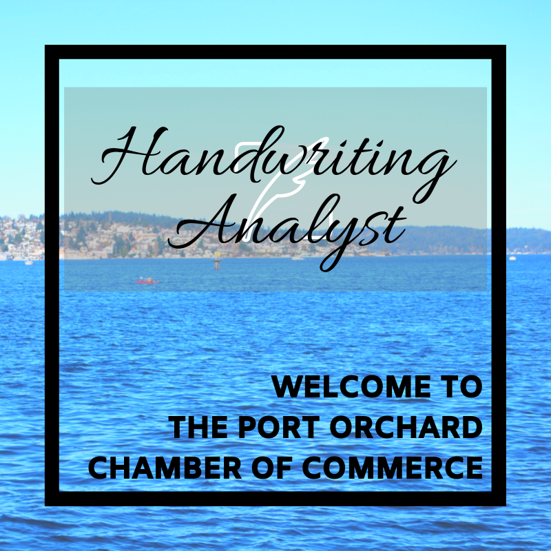 SouthKitsapCOC's tweet photo. Welcome to Suzanne Reynolds, Handwriting Analyst, to the Chamber!! Happy to have you aboard! https://t.co/qLNuW3xy1I