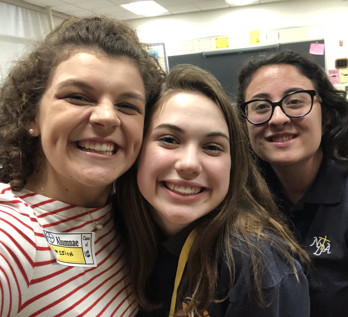 JessicaLynn57's tweet photo. I am overjoyed to be back at my alma mater, @NDA_eagles, today to share #WhyPR and #WhyPRSSA with the journalism students there! https://t.co/IZQk1EpL7f