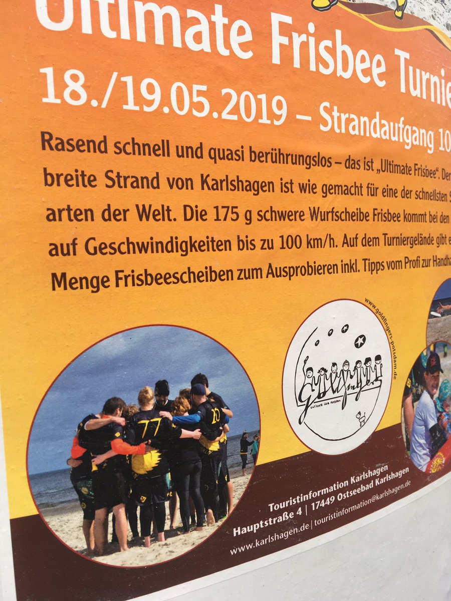 #Hallunken sind Botschafter fürs #goldstrand11! Wenn auch nur von hinten...