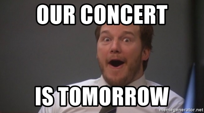 Cavalier Community Concert tomorrow from 2-4 in bus loop!  Come hear our jazz band, string quartet and Newport Mill Middle School's jazz band!  And while you're there, grab some food and have your face painted!  (Consider bringing a lawn/tailgating chair!)