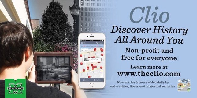 We've reached amazing milestones with Clio this semester: over 100 universities 300 history and humanities organizations, 30k entries, and 500 walking tours! I'm thankful that something built here <a href="/marshallu/">Marshall University</a> is changing the world for the better. #publichistory <a href="/thecliodotcom/">Clio - Discover History and Culture Near You</a>