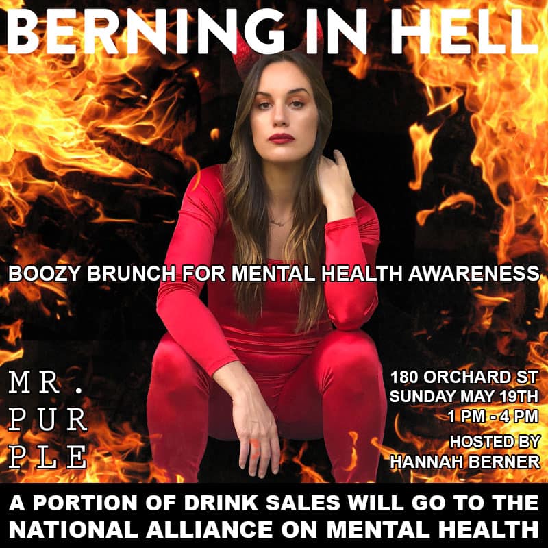 joonbugpresents's tweet image. 🔥🔥 Bern in Hell with Hannah Berner  🔥🔥 

This Sunday get drunk while supporting a good cause at Mr. Purple in NYC!

1-4pm get there early and stay late. 🍸