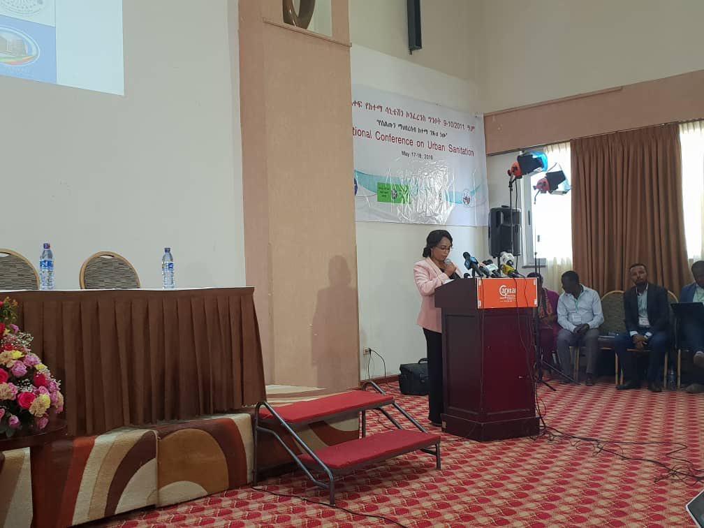 lia_tadesse's tweet photo. The 1st National multi-sectoral Urban Sanitation Conference started today. #CleanCities critical for healthy &amp; developed nations. Multi-sectoral coordination &amp; stakeholders engagement including private sector &amp; the community emphasized. #EFCCC #MoUDH #MoWIE #MOH https://t.co/VpVueVe4Kp