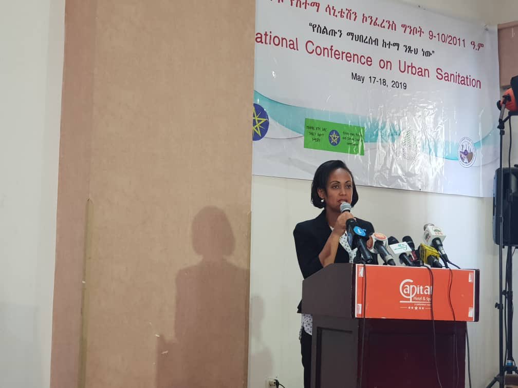 lia_tadesse's tweet photo. The 1st National multi-sectoral Urban Sanitation Conference started today. #CleanCities critical for healthy &amp; developed nations. Multi-sectoral coordination &amp; stakeholders engagement including private sector &amp; the community emphasized. #EFCCC #MoUDH #MoWIE #MOH https://t.co/VpVueVe4Kp