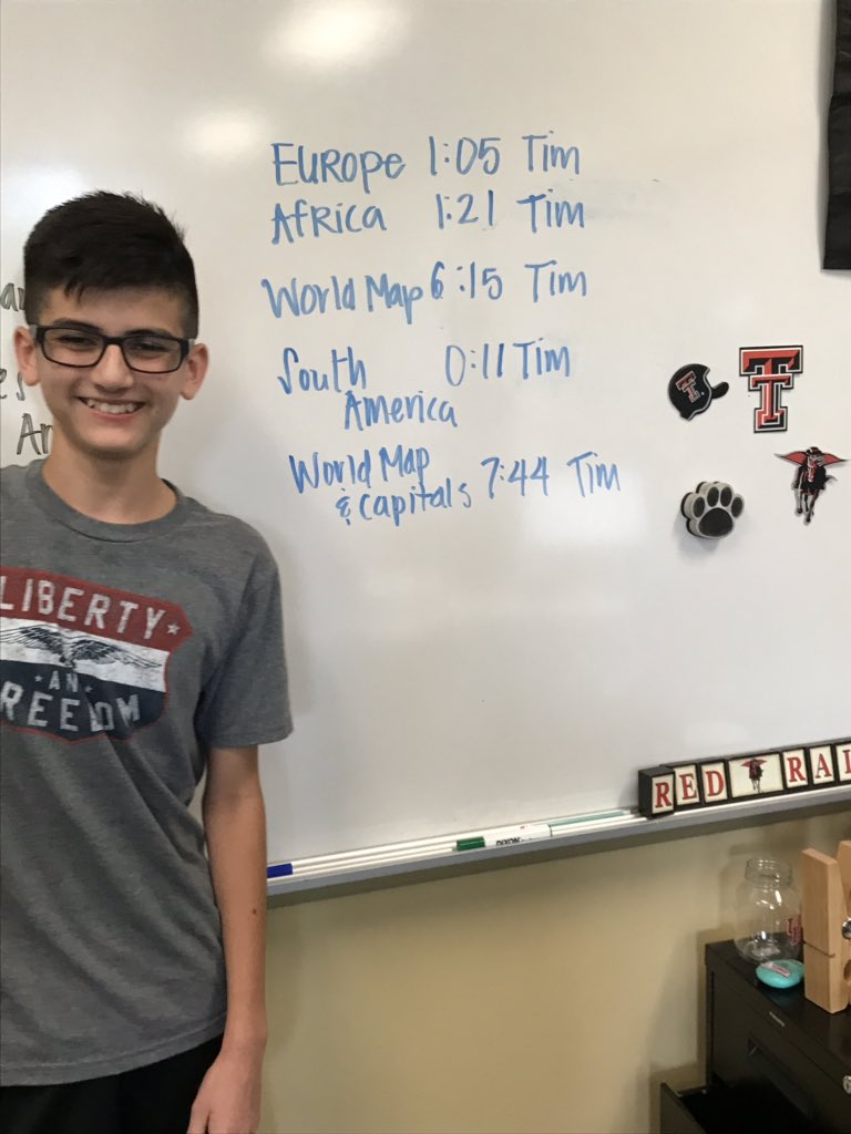 kmgleason1's tweet photo. We had a friendly world map competition in class. There was a clear winner!! https://t.co/odgRlckbx4
