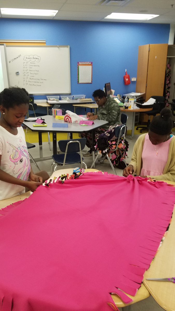 Mrs_Sultemeier's tweet photo. #STEMester2019 Princess Academy Day 3: Rapunzel themed day included making hair accessories, kool-aid lip gloss and working on our nursing home service project. Plus, this real life Rapunzel let her hair down for a minute 😊 @BR_STEM https://t.co/wQmcgAaD4C