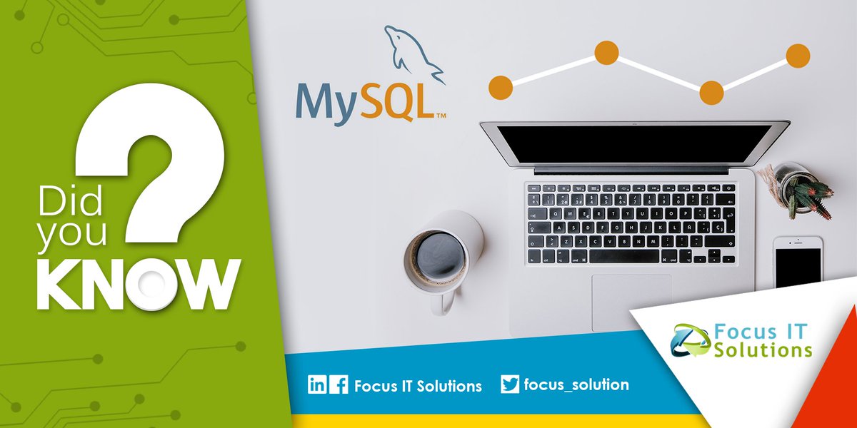 One of the most important factors in #MySQL is to provide you with modern, reliable, and easy to use programs that allow you to store and retrieve data as smoothly and efficiently as possible.

To learn more about our services visit focus-itsolutions.com &amp; follow us for updates