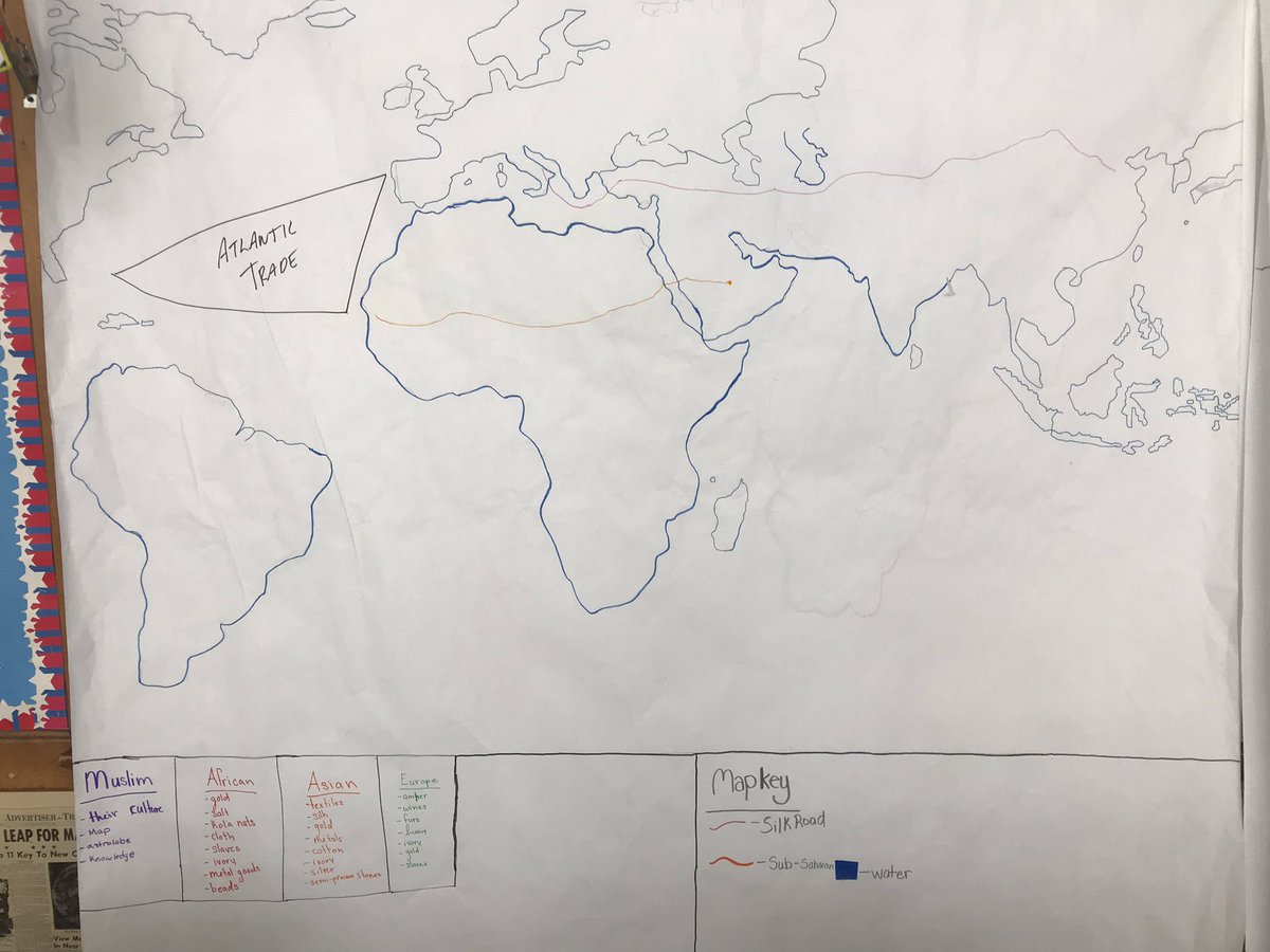 DHelmEDU's tweet image. The best way to learn about World Exploration (in my mind) is to have your kids recreate the world!  Maps. Trade. People. And a lot of learning/fun!!  #aplusstudents #sketchnotes