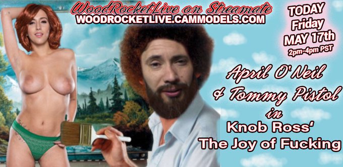 Doing a LIVE b/g show today from 2pm-4pm PST on @StreamateModels! Me & @TommyPistol in Knob Ross' The