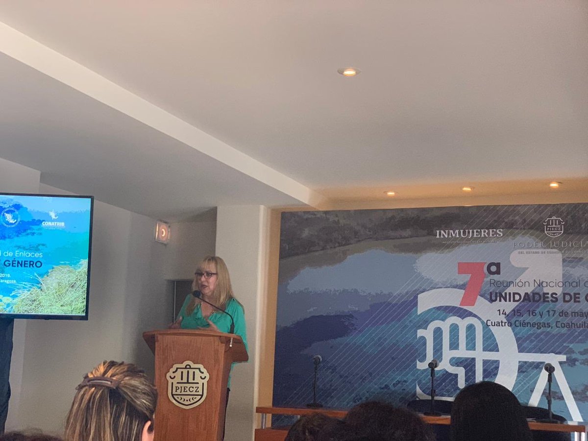 Clausura la Magistrada <a href="/MiriamCardenasC/">Miriam Cárdenas</a> la 7ma Reunion Nacional de Enlaces de Unidades de Género. Muchas gracias a todas y todos por acompañarnos!!