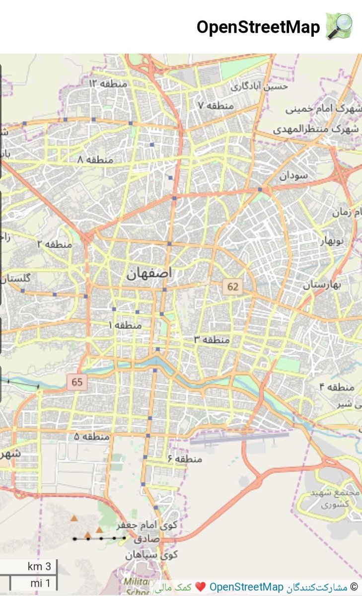 MM_Maleki's tweet photo. When you look at the result of your efforts, you only see the beauty. A few years ago, it had really little detail. I started to complete it alone and corrected it. Now the city of #Isfahan has become much more complete in #Osm.
#Osm_mapper https://t.co/gGhiSTCdvp