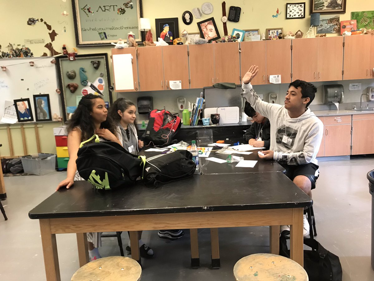 CJH AVID students learning about urban studies and city planning from UW Tacoma. #AVID #CJHS #wearefife #FSDCareerCollegeReady #UWT