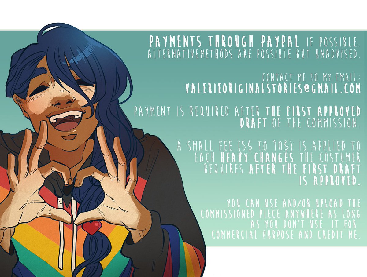 Hear ye, hear ye, I can finally announce the opening of my commissions. The graphic design is done by that saint of my girlfriend [part 3/3]
#art #commissionsopen #artcommission #artshare #valerieos