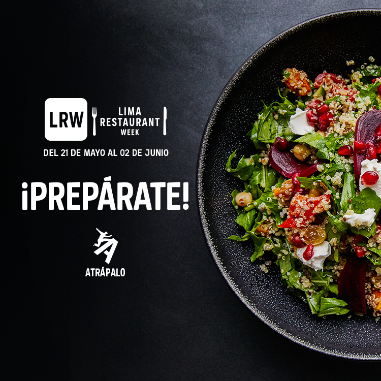 atrapaloperu's tweet photo. A pocos días de #LimaRestaurantWeek, 🍝¿quieres conocer los restaurantes participantes?🍽
Entérate antes que nadie registrándote aquí: https://t.co/YTbET79ref
Y para más información dale asistir al evento: https://t.co/89XrOuJxF7 https://t.co/lVXISgORZw