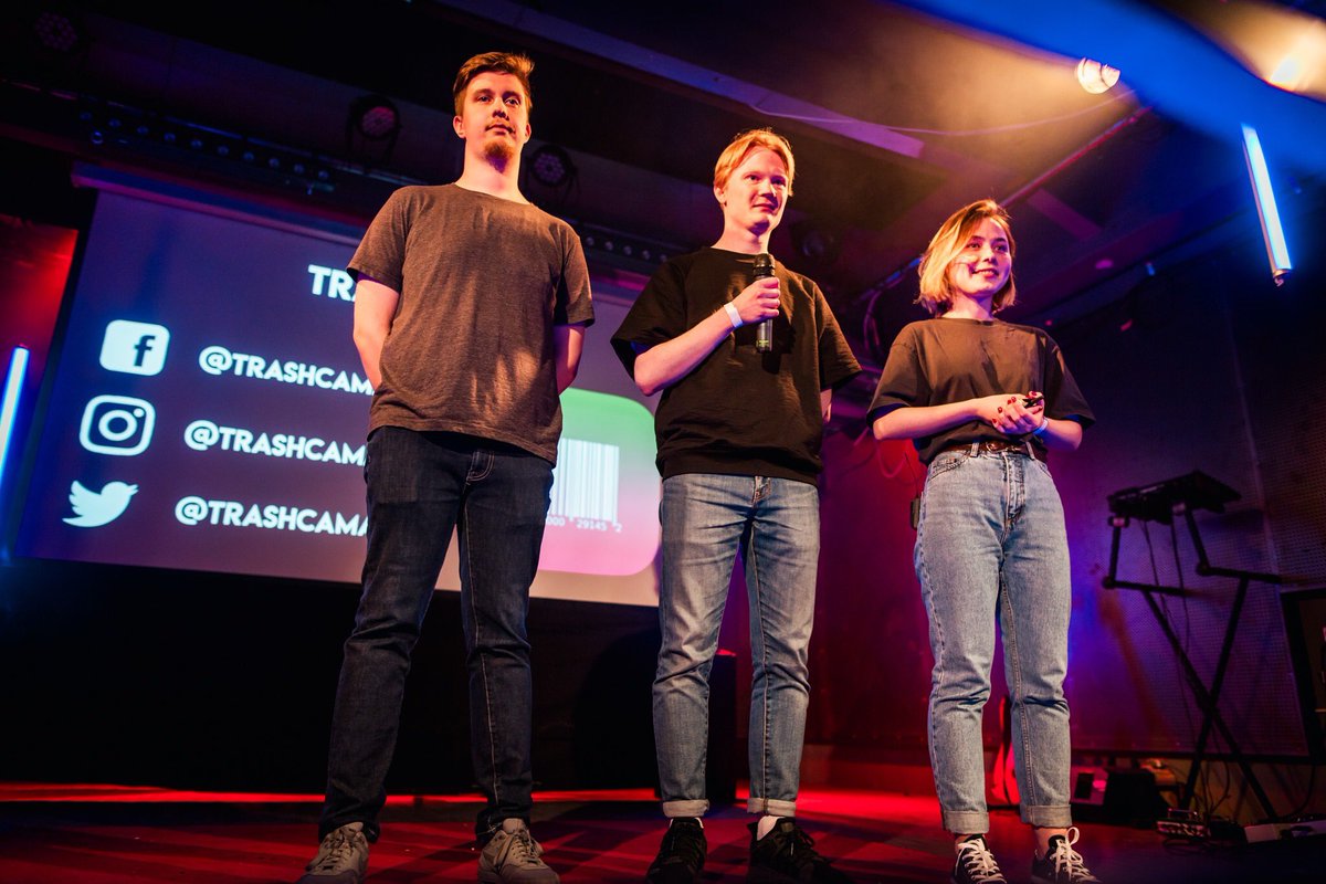 TrashCamApp's tweet photo. THIRD PLACE IS OURS! 🎉✨
Thank you @Helsinkithinkco and @KokeilunPaikka for organizing #MutinyX! It was an incredible journey ✨ https://t.co/aawFjibtpH