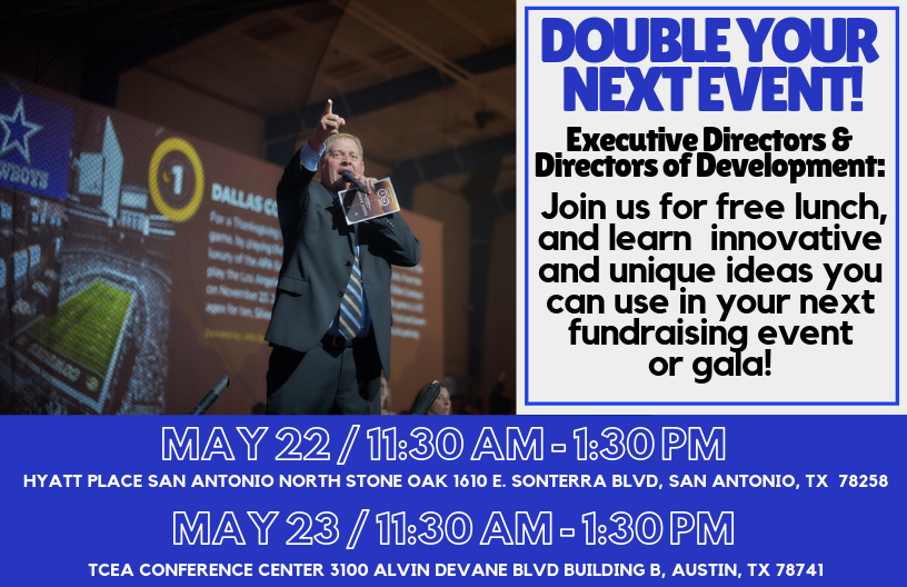 FundYour_Org's tweet photo. In the San Antonio area? Join us for a free lunch and learn innovative and unique ideas you can use in your next fundraising event or gala!
We would love to see you! Email Emily at emily@fundyourorg.com to RSVP! https://t.co/HxdAaP3SdH