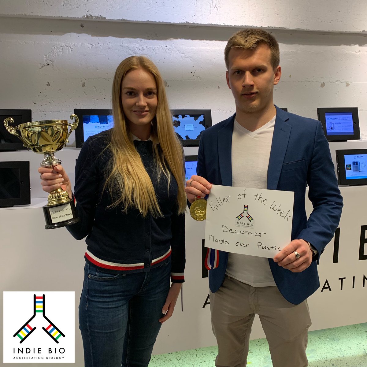 indbio's tweet image. Plants over plastic. Killer of the week @DecomerTech. #indiebio #decomertechnology @SOSVvc