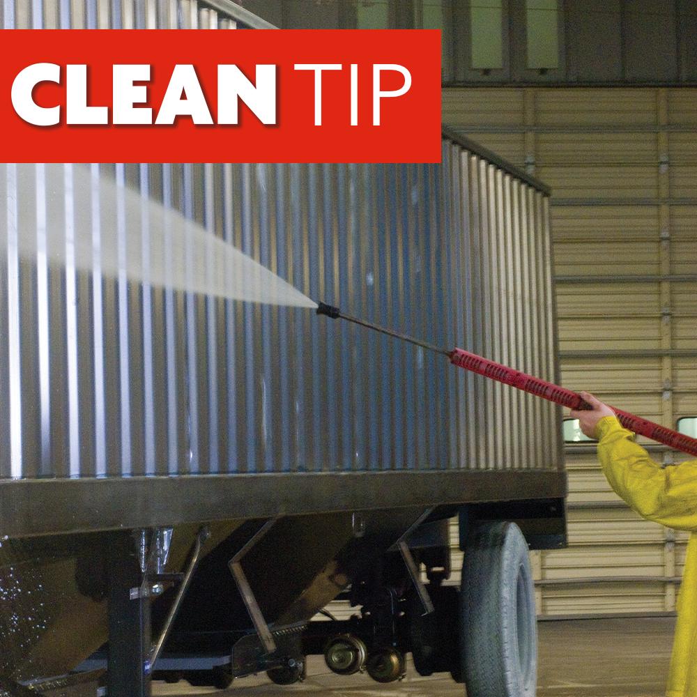 HotsySystems's tweet photo. CLEAN Tip: When starting, do a test spray a few feet away from the object or surface you're cleaning. Then slowly bring your wand to an appropriate distance. Starting too close or using too much pressure can cause damage. https://t.co/Me5GZNcc0I
