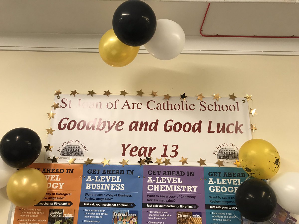 JOASixthForm's tweet image. Today we celebrated the end of our current cohort of Y13s studying with us. Still the long exam season to go, but it was great to see everyone in celebratory mood. Good luck to one and all over the next few weeks - we have faith in you all!