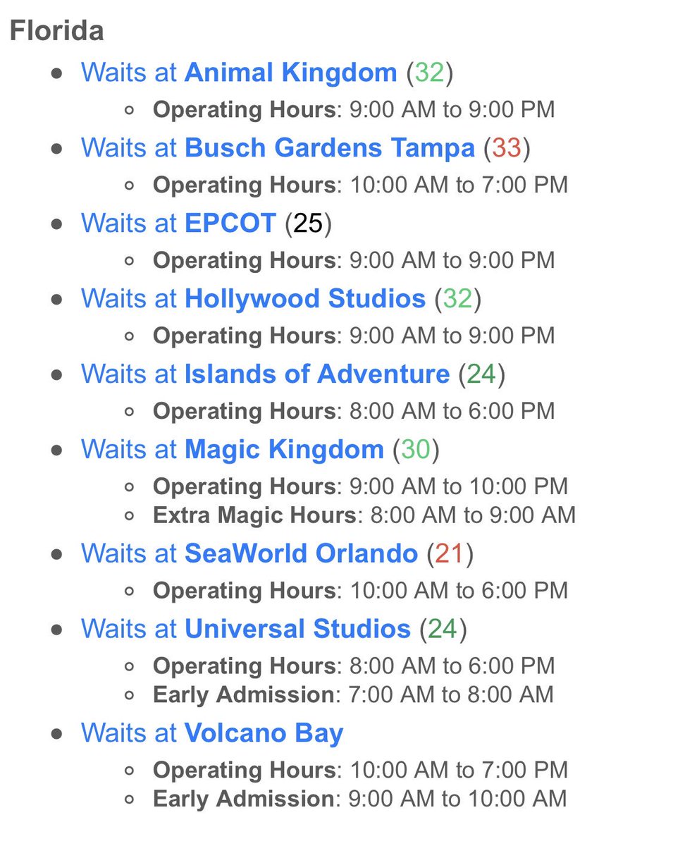 ThrillData's tweet image. #SeaWorld and #BuschGardens are above average, #DisneyWorld and #UniversalOrlando below average! #ioa #bgt #wdw #usf #swo