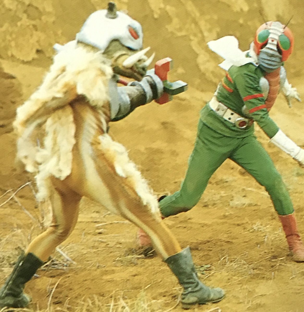 仮面ライダーV3 第13話 「恐怖の大幹部 ドクトル・ゲー⁉︎」より