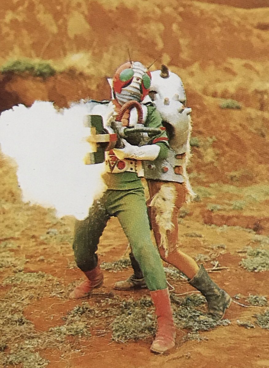 仮面ライダーV3 第13話 「恐怖の大幹部 ドクトル・ゲー⁉︎」より