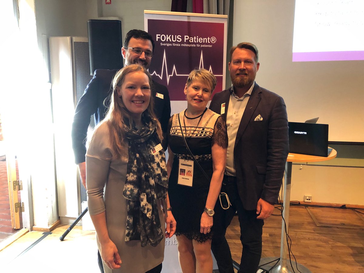 A great seminar about availability in information to public and patients, with Ed Harding from ⁦<a href="/HFPolicyNetwork/">Heart Failure Policy Network</a>⁩ ⁦<a href="/PeterCarstedt/">Peter Carstedt</a>⁩ and ⁦<a href="/EmmaHenriksson/">Emma Henriksson</a>⁩ at #FokusPatient today!