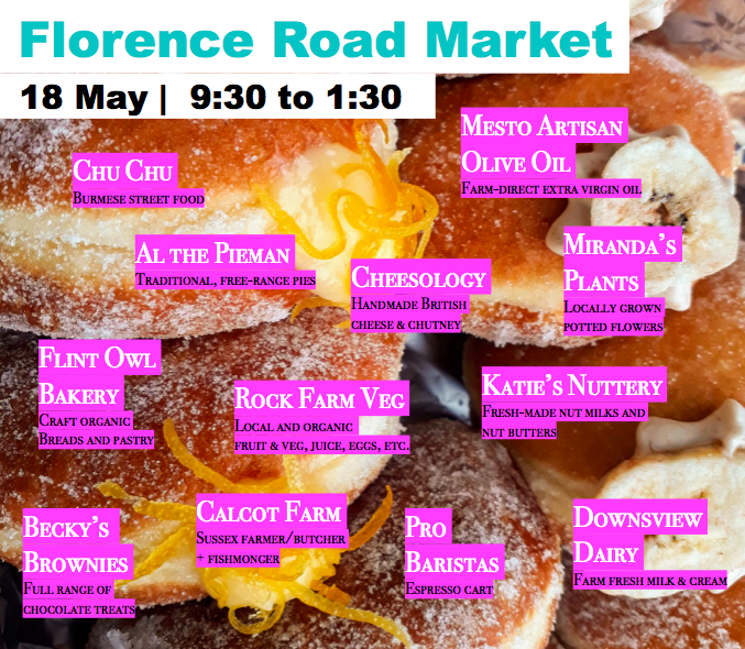 Quiiiite a crew here. New summer <a href="/beckysbrownies/">becky steell 💙</a> flavours, farm-direct <a href="/Mestooliveoil/">MestóArtisanOliveOil</a>, those <a href="/FlintOwlBakery/">Flint Owl Bakery</a> doughnuts, new <a href="/katiesnuttery1/">Katie Wiggall</a> on hot toast, <a href="/chuchuburmese/">Chu Chu</a> coconut noodles, new potted blooms …