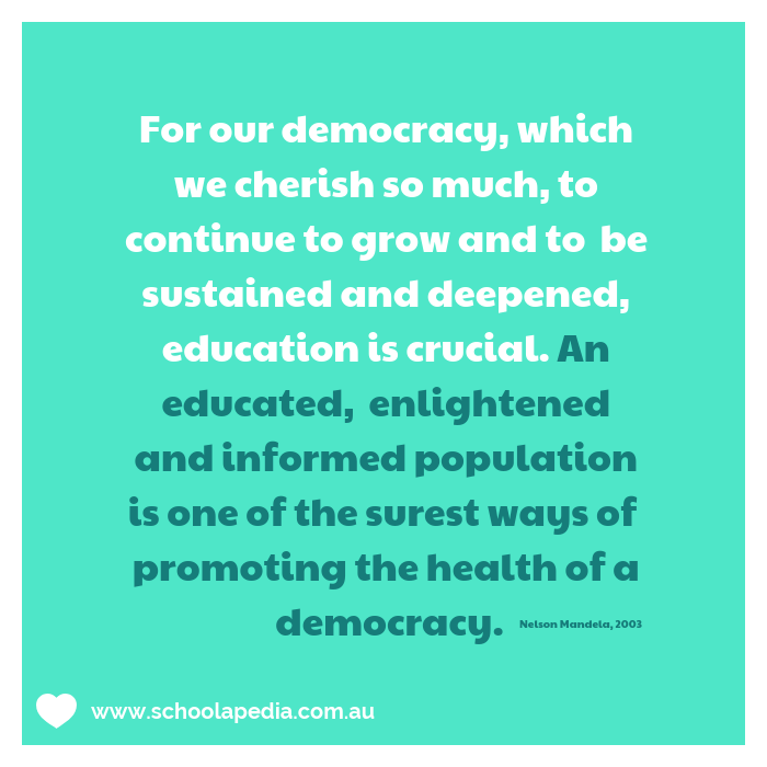 Schoolapedia's tweet photo. We go to the polls today with many polling stations in schools. As you wait to exercise your right to vote, maybe eating a #democracysausage or two, look around at the life of the school and the work it is carrying out. What impact will your vote have?
⠀
#auspol  #schoolapedia⠀ https://t.co/4TZbuwwPtV
