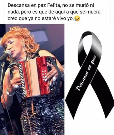 Listindiario Twitterren Fefita La Grande Enfurece Por Meme Sobre Su Muerte T Co Nhrcdcnnmr Listindiario