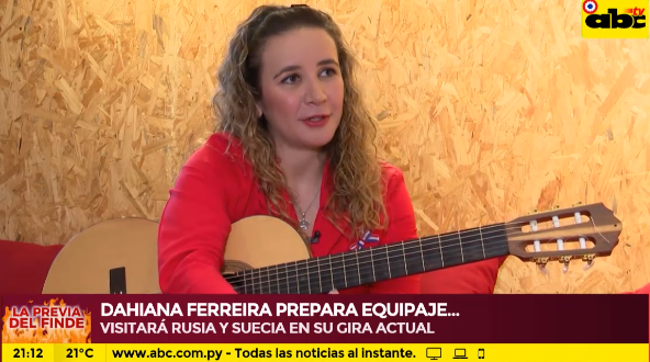ABCTVpy's tweet photo. La guitarrista paraguaya ofrecerá un concierto como solista en Estocolmo, Suecia.
Los detalles en #AntesQueArda🔥 #LaPreviaPy.
📲 Seguinos desde https://t.co/ZvwJlbwdHn #ABCTVpy https://t.co/WgRCYd3VHW