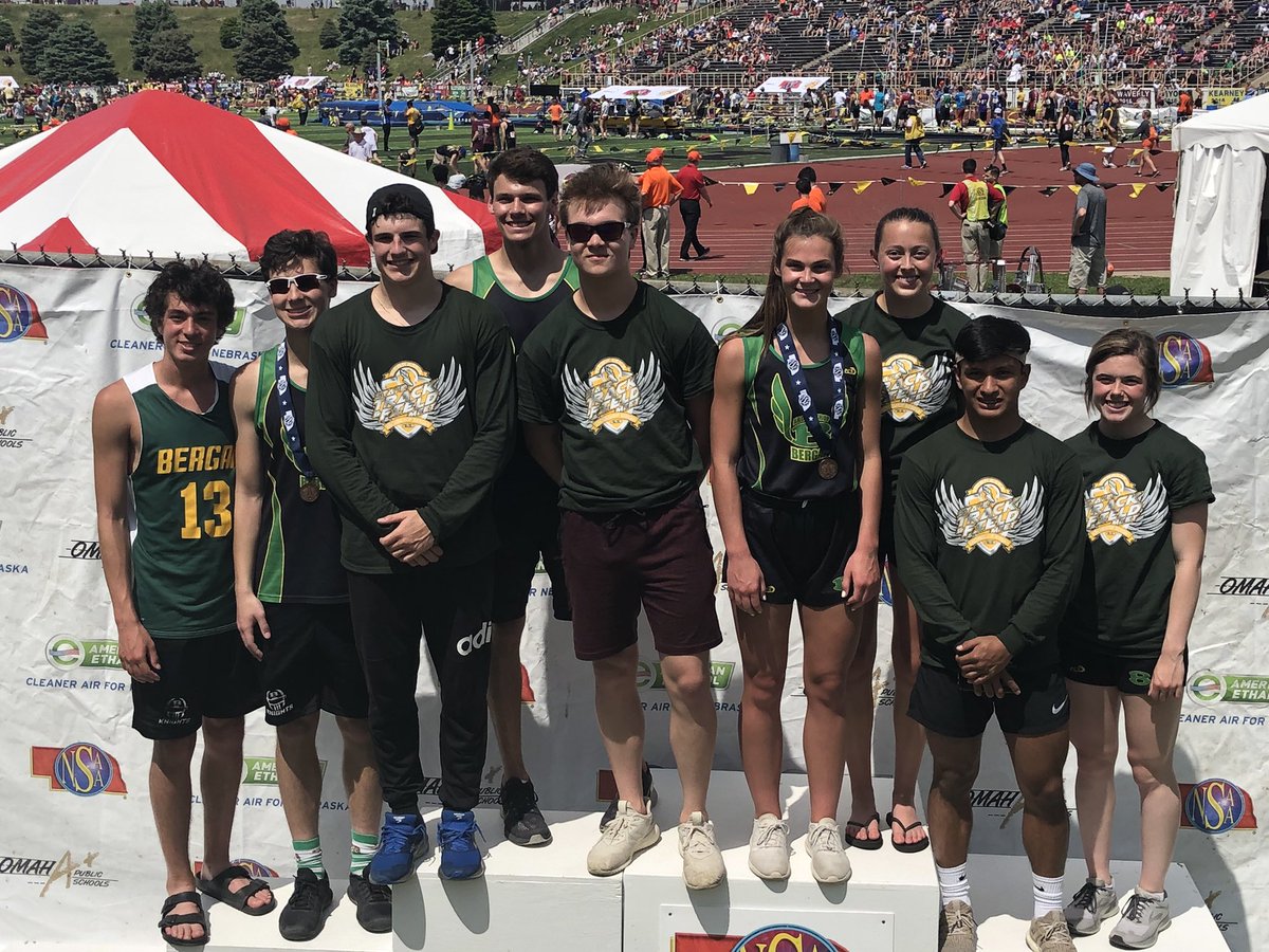 Knights had a good day 1 of state track! Haley got 7th in LJ, Shea got 4th in TJ and Koa qualified for the finals in 100, 200, &amp; 400! Let’s do some damage tomorrow! #KnightPride