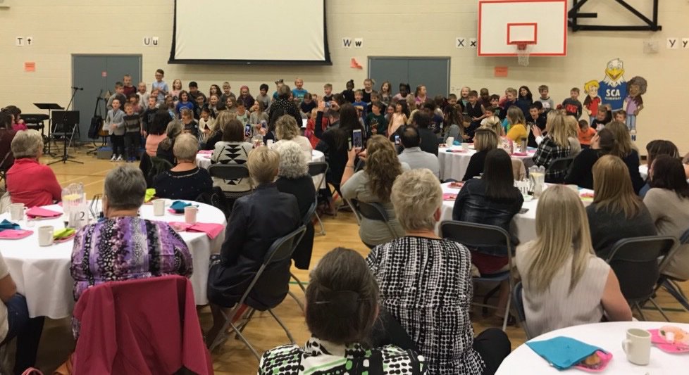 Great times were had at the Volunteer Tea! We are blessed by all those who donated their time and talents this year. Thank you volunteers! #volunteertea #SCAElementary #eips