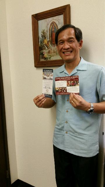 flowerrivers30's tweet photo. Dr. Lewis Hoang Nguyen, D.D.S., enrolled his kids in a Catholic School he believes in God but also in the benefits of receiving a Catholic Education as well as I do. This is the reason why he allowed me to leave information of @StSebastianLA at his Dental Practice, ABC Dental😀🙏 https://t.co/80BMUHVL8k