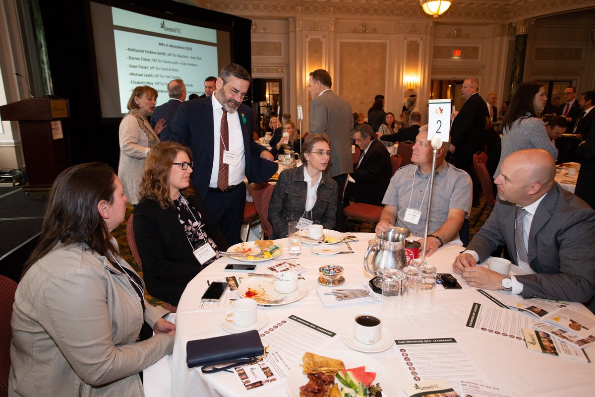 Thank you @UACanada for your long-time support of our Breakfast on the Hill. We were thrilled to have you at #GreenPACBreakfast19 !