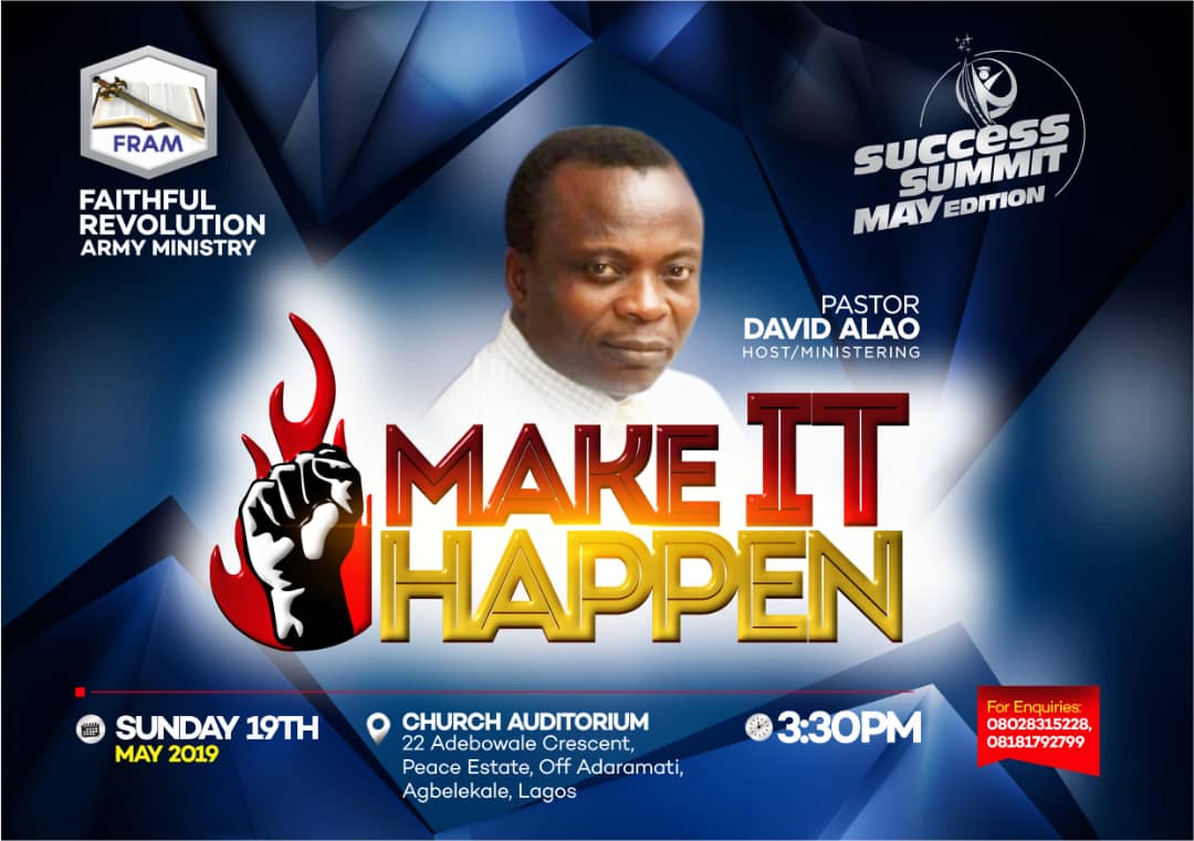 EllisEnome's tweet image. This Sunday #Suscess #Summit  #May