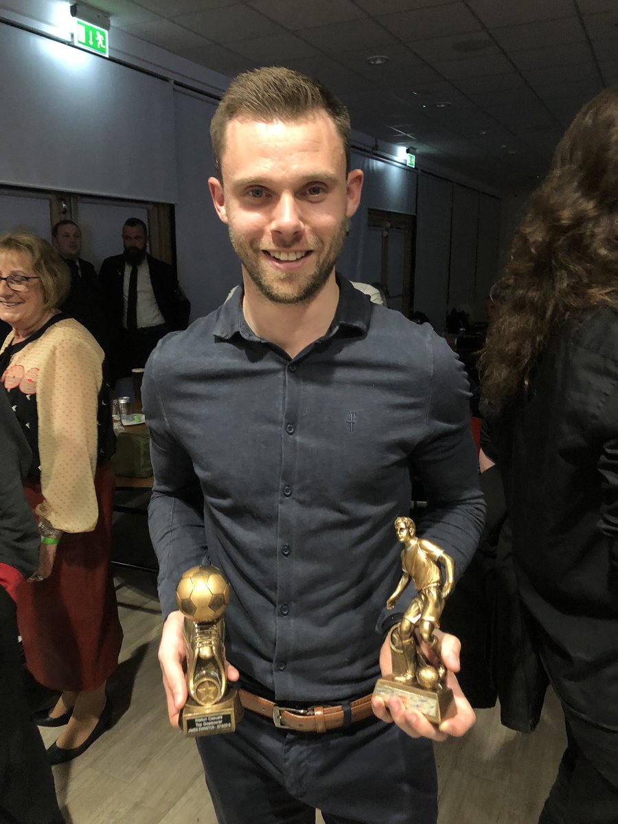 The manager’s player of the year and the Golden Boot as sponsored by <a href="/tommybrewer92/">Tommy</a> winner. 

Probably the last time I’ll be able to say it 😢  But it’s that man again. 

The GOAT 

<a href="/james_ewington/">James Ewington</a> 🐐