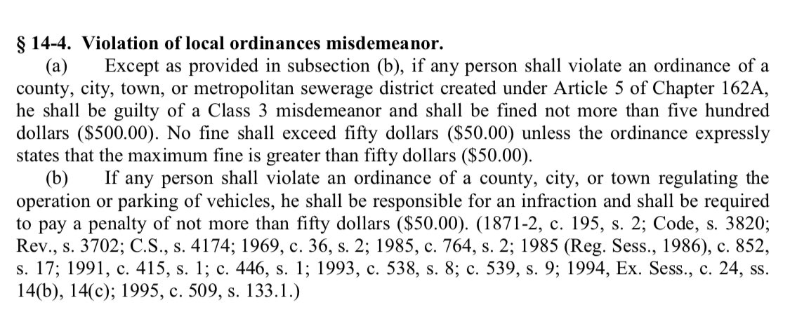 This wasn't a raid to arrest an armed fugitive. It wasn't even a raid to imprison someone for committing a heinous crime.It couldn't be, because NC's statute allowing towns to enforce ordinances only allows fines unless the ordinance specifies jail time https://www.ncleg.gov/EnactedLegislation/Statutes/PDF/BySection/Chapter_14/GS_14-4.pdf