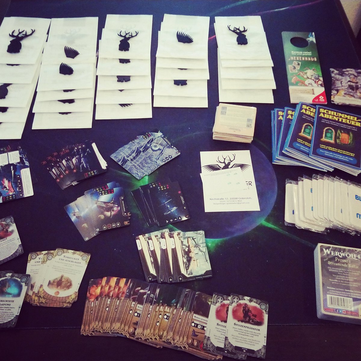 Morgen sind wir auf der #melbel #con. Wir freuen uns total und hoffen das ihr auch kommt. Unsere #wolpertingerderspieladen Promo Tütchen bekommt jeder der für 50€ bei uns Einkauft, solange der Vorrat reicht.