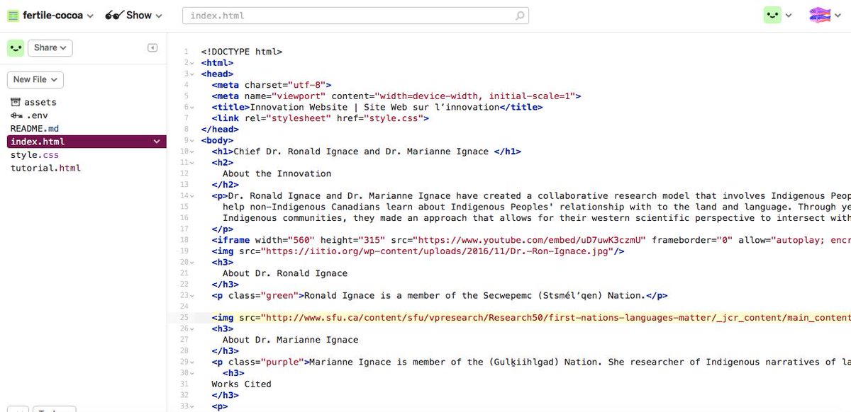 AnikaMBrandt's tweet image. Learning to make a website using @glitch from Eric with @learningcode. It's easy to give up when the layout isn't right or when there's an error in the code but as one T said, this is a task that would require #grit. #teacherslearningcode