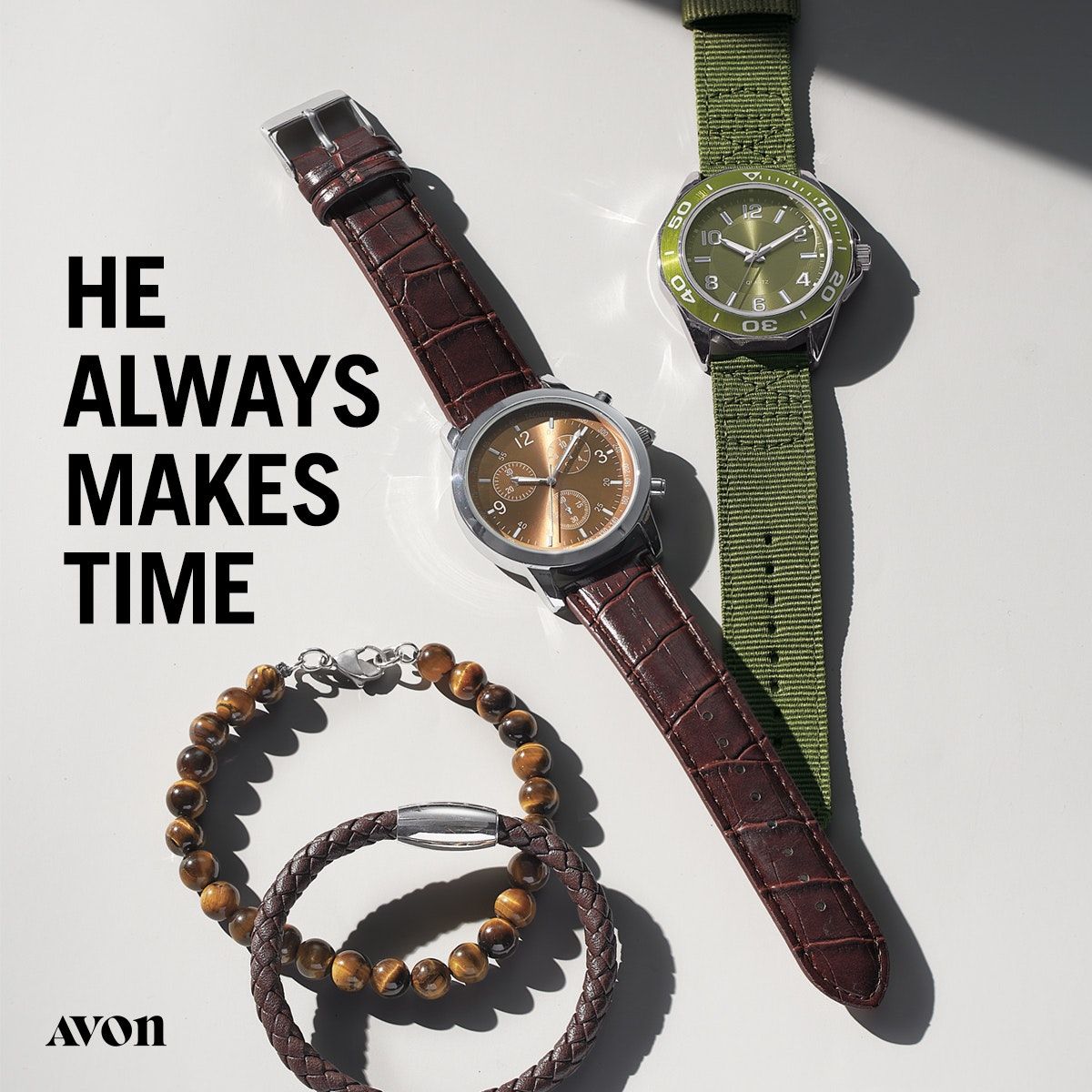 Show him your #FathersDay2019 #avonmen #watches #giftsforhim #avongiftideas
