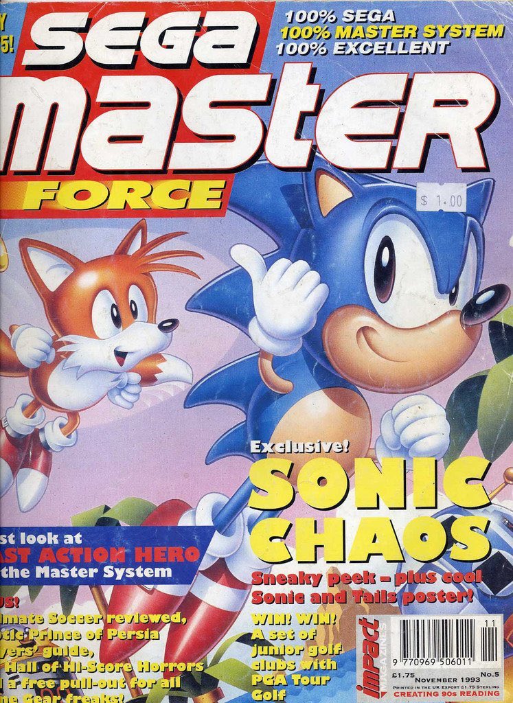 Sonic Chaos (1993), Master System Game