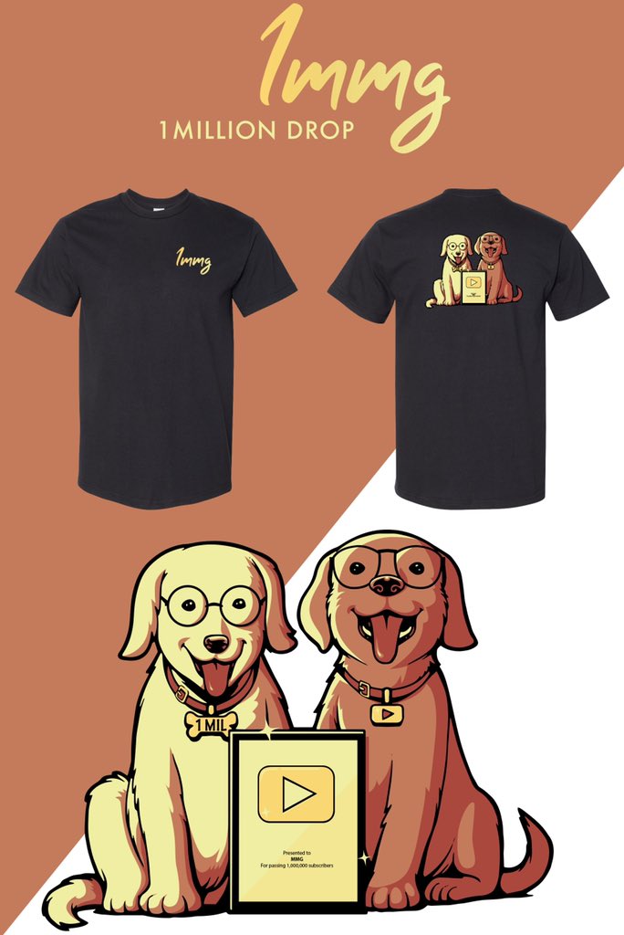 creatorslabel's tweet image. The 1 Million @PapaMeags_69 merch is finally here!
Get it while ya can ⬇️⬇️
shopmmg.com
