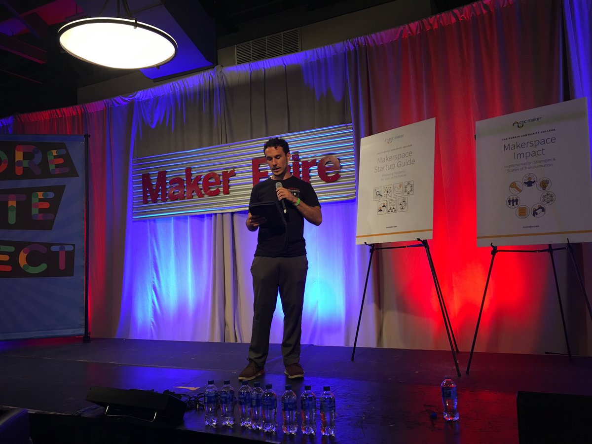 cccmakerspace's tweet photo. Jordan Gonzales recreation major at @SierraCollege Learned to solve problems with outside the box thinking through #Makermatic Team #Internship
#CCCMaker #MFBA19 https://t.co/1JDqOOlPQs
