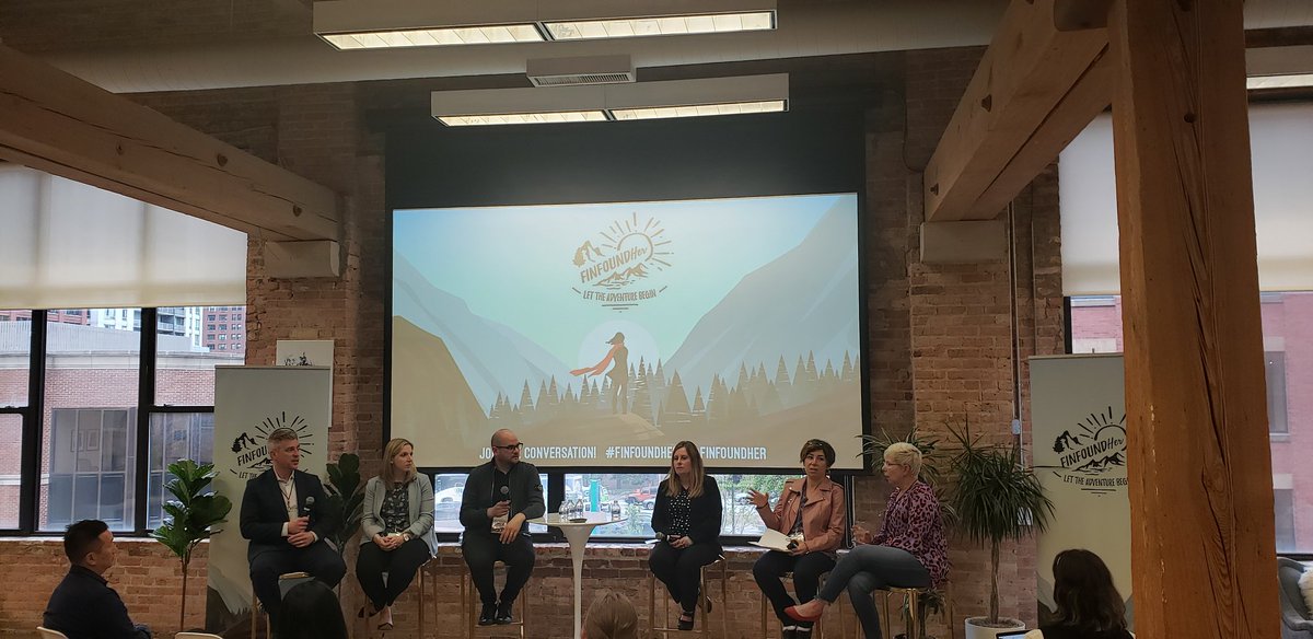 Wrapping up day 1 of #finfoundher with our panel of investors and #funders What do you want to ask an #investor?