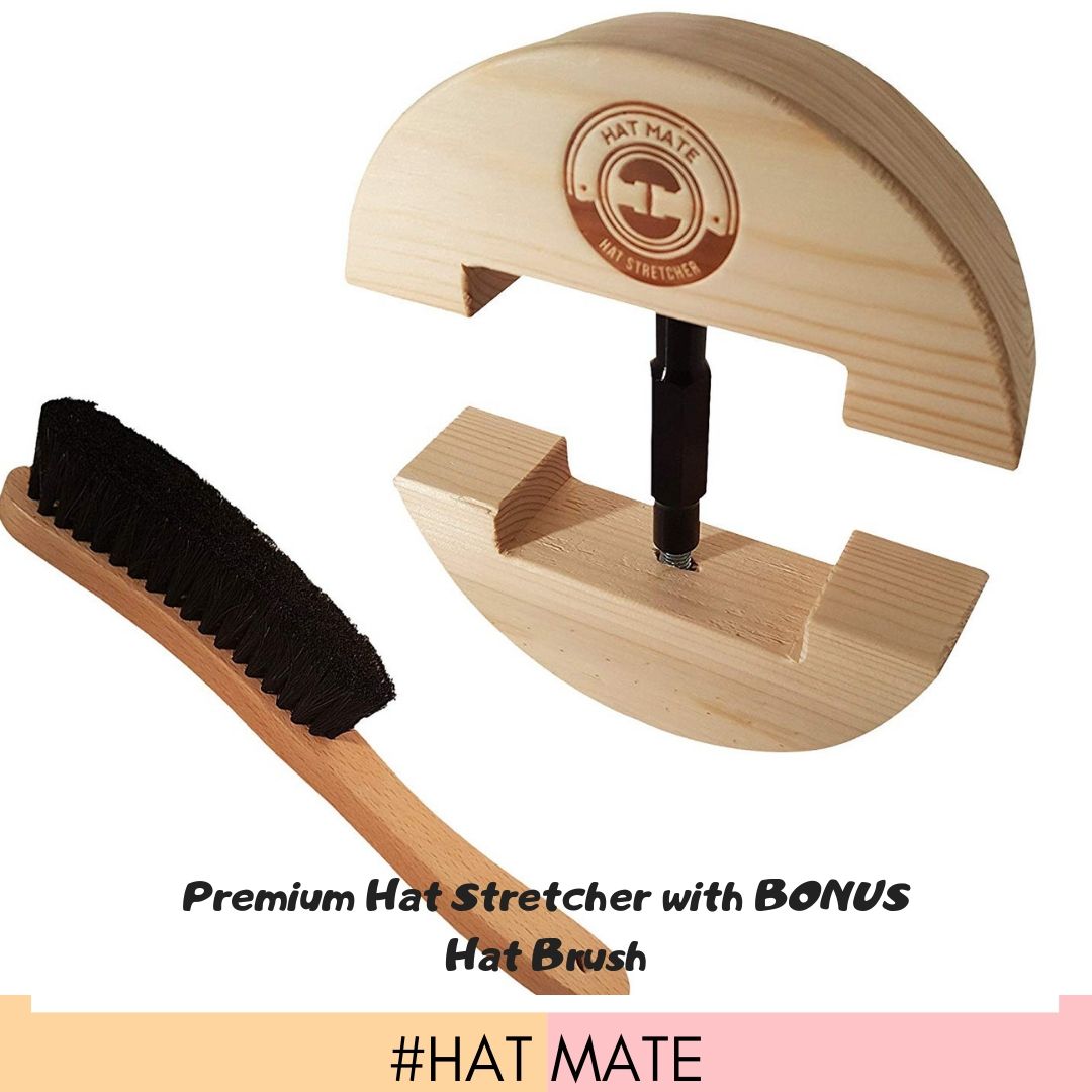  HAT MATE Premium Hat Stretcher with Bonus Hat Brush