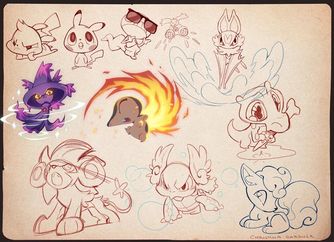 The Pokemon suggestions from stream~ Thank you so much, everyone who hung out~! 